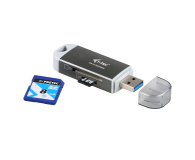 I-TEC USB 3.0 DUAL SD/SDHC/SDXC  Grey U3CRDUO-GR - 518533 - zdjęcie 3